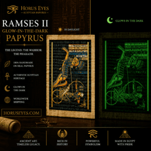 Ramses II Glow-in-the-Dark Papyrus